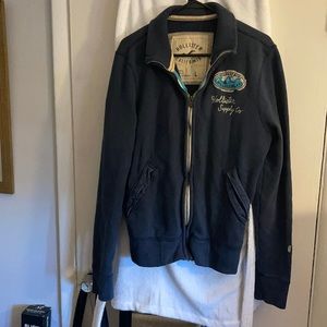 Hollister zipper sweatshirt size large